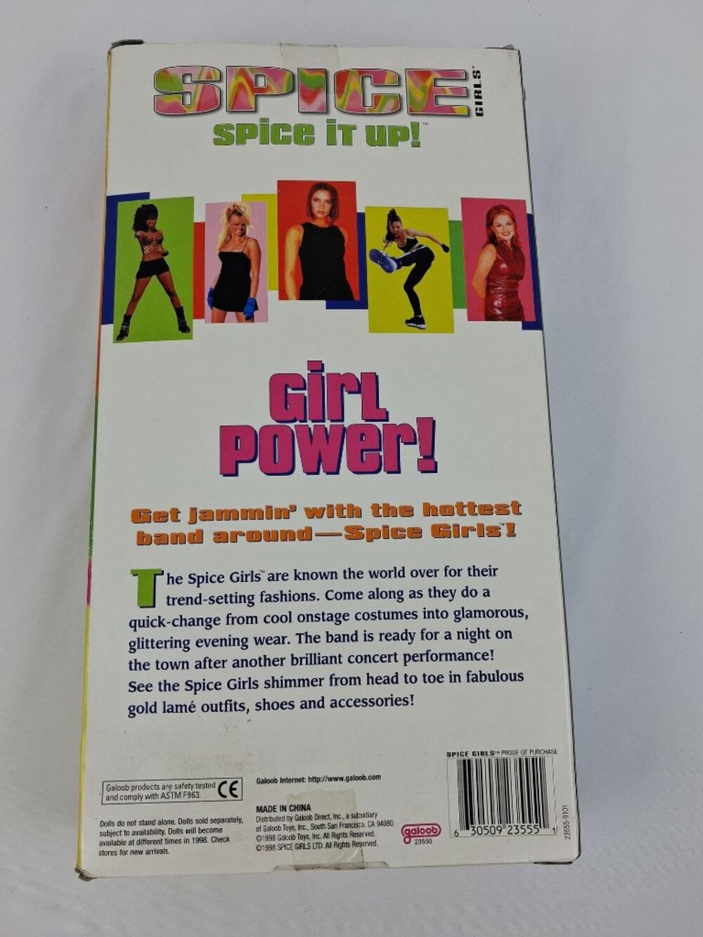 VTG Girl Power Spice Girls Baby Spice Doll By Galoob 1998 with Accessories - Picture 3 of 8